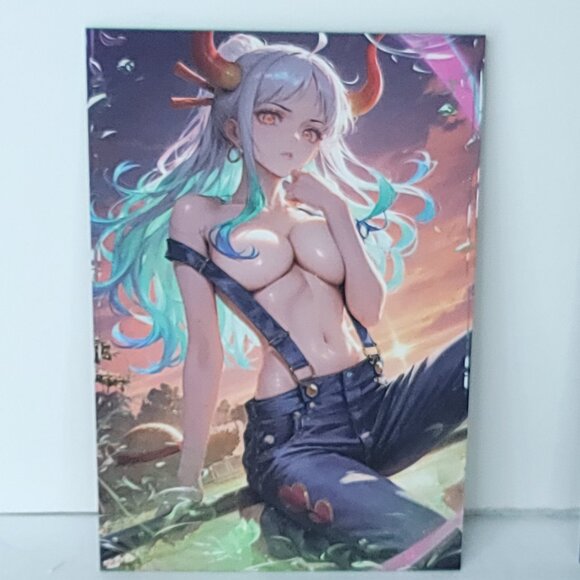 Yamato Overalls Waifu Card Anime Wall Art Oversized Board Matchmaker 2 A5 - Picture 1 of 4
